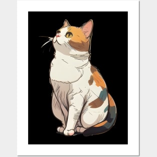 Cat Cute Thinking - I Love My Funny Cat Posters and Art